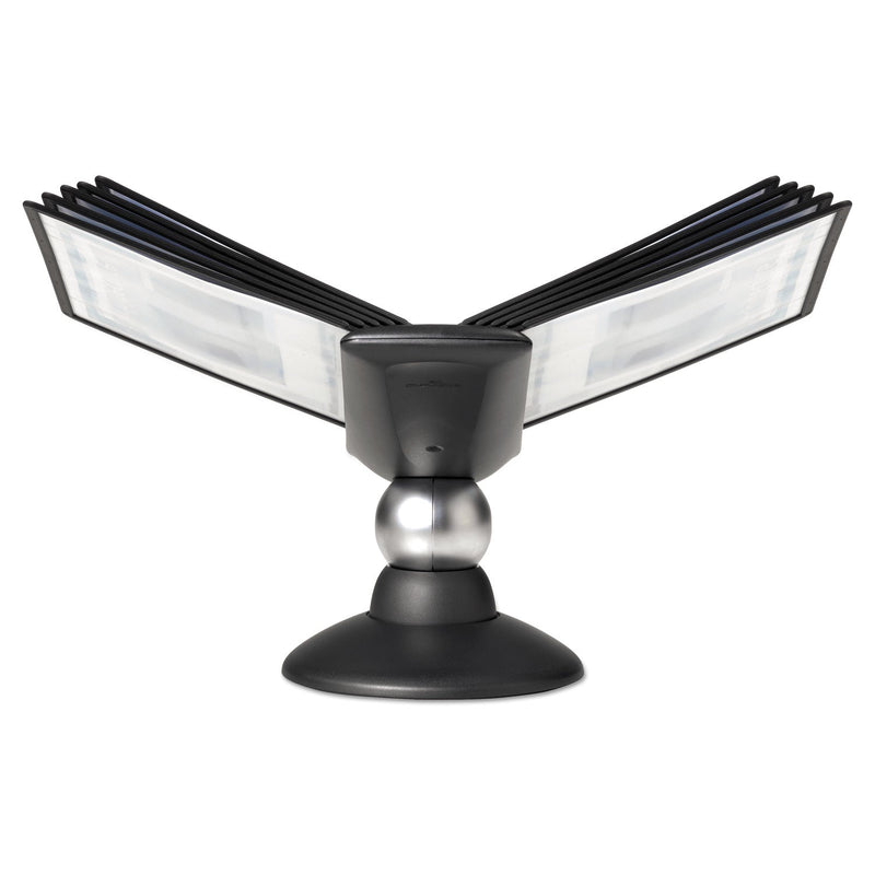 Durable SHERPA Motion Desk Reference System, 10 Panels, Black Borders