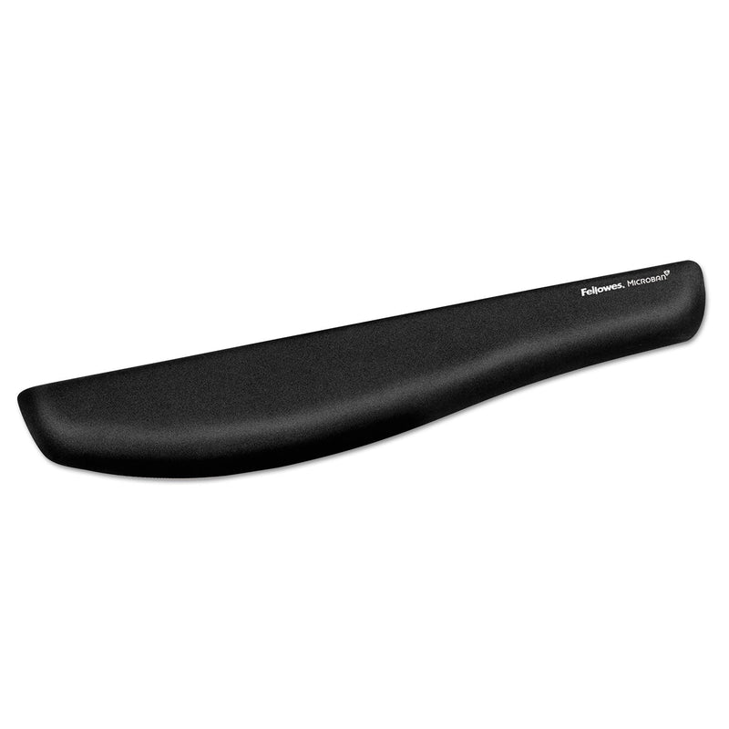 Fellowes PlushTouch Keyboard Wrist Rest, 18.12 x 3.18, Black