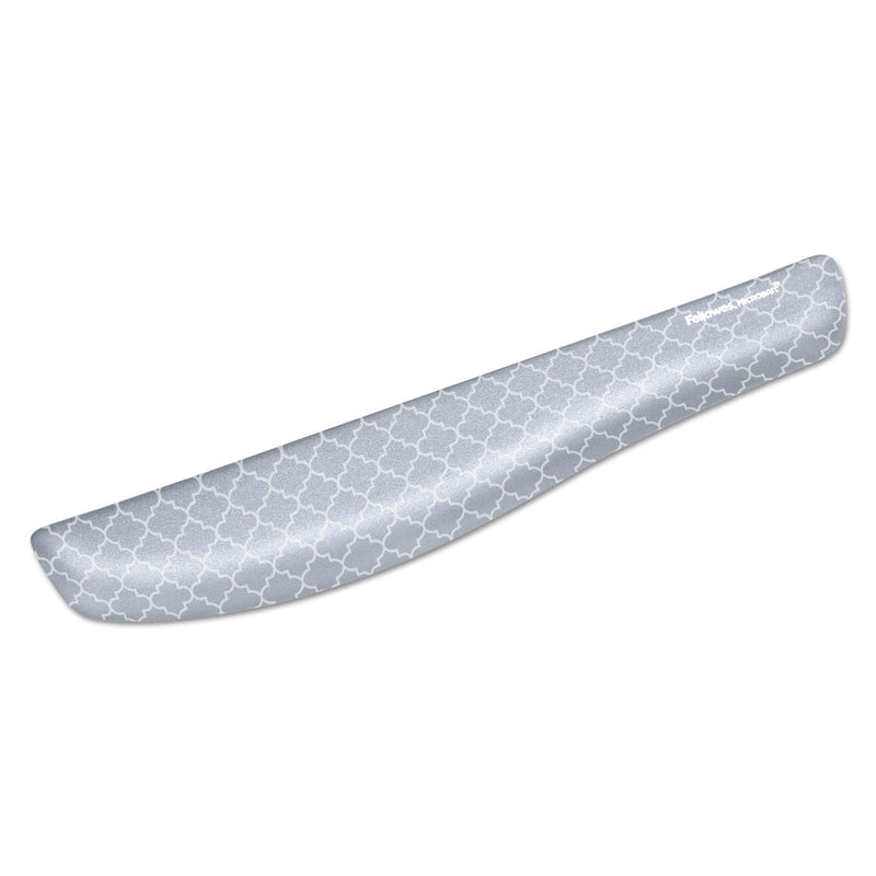Fellowes PlushTouch Keyboard Wrist Rest, 18.12 x 3.18, Lattice Design