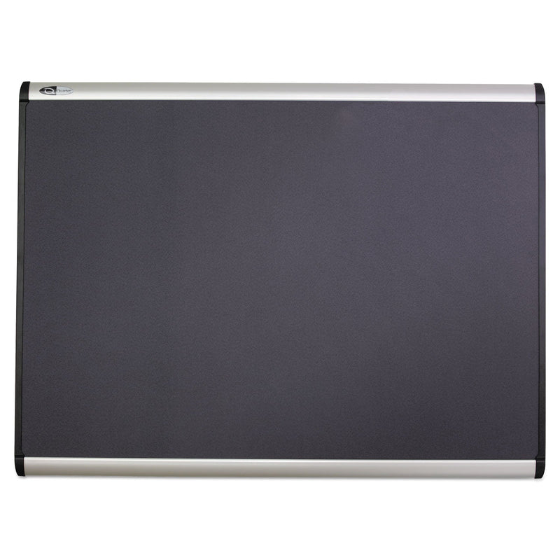 Quartet Prestige Plus Magnetic Fabric Bulletin Board, 48 x 36, Aluminum Frame