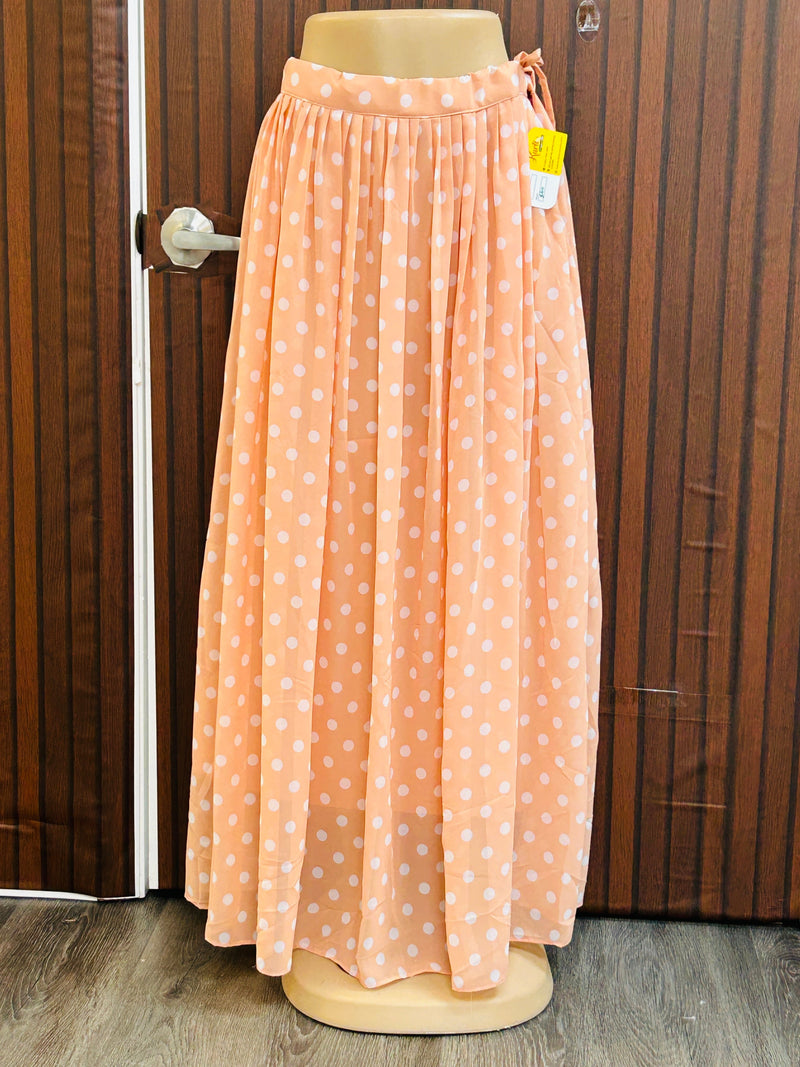 Georgette skirt / lightweight lehenga