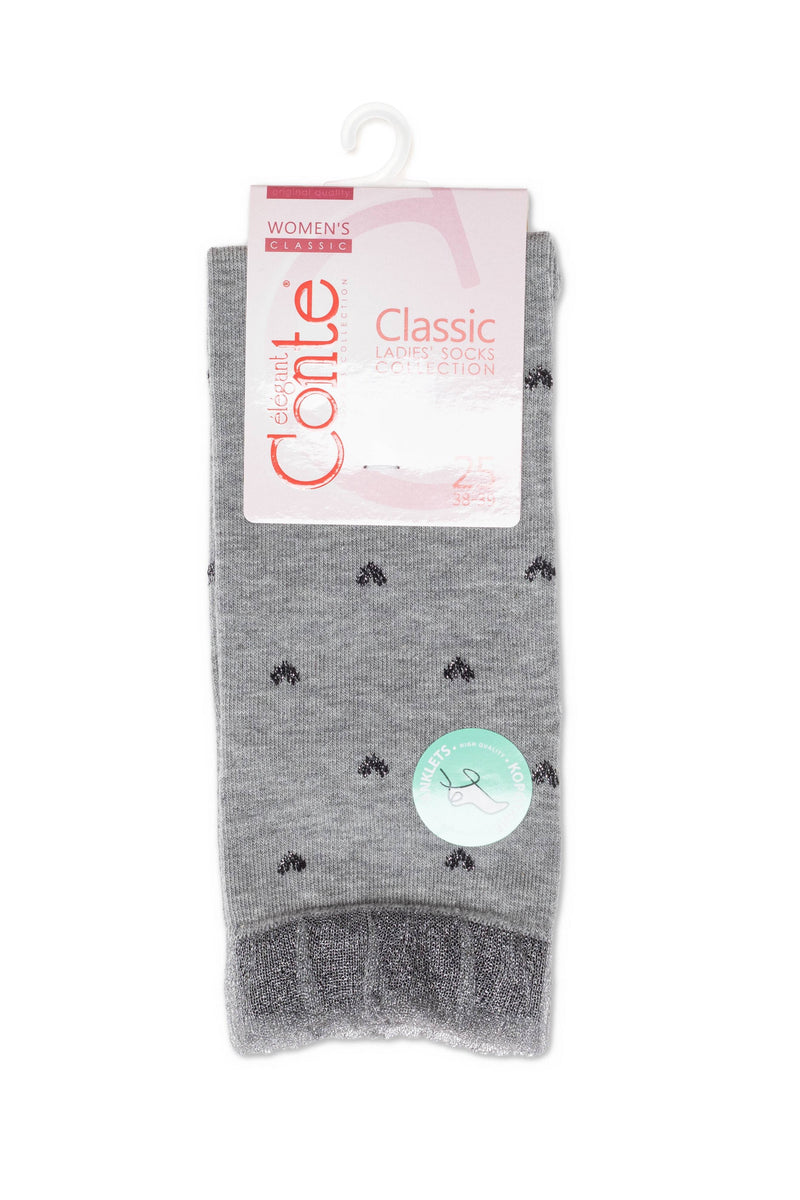 Conte Cotton Socks Classic - 243 Airy Sole and Lurex