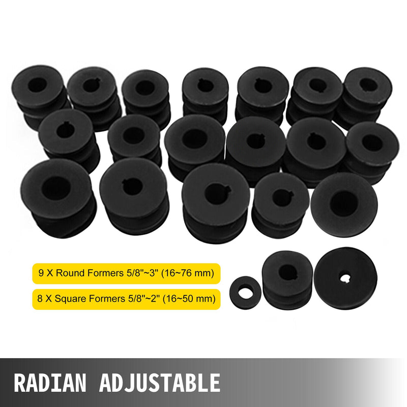 32" Heavy-Duty Electric Industrial Square Pipe Tube Bender Machine W/ Die Set (SAK21576)