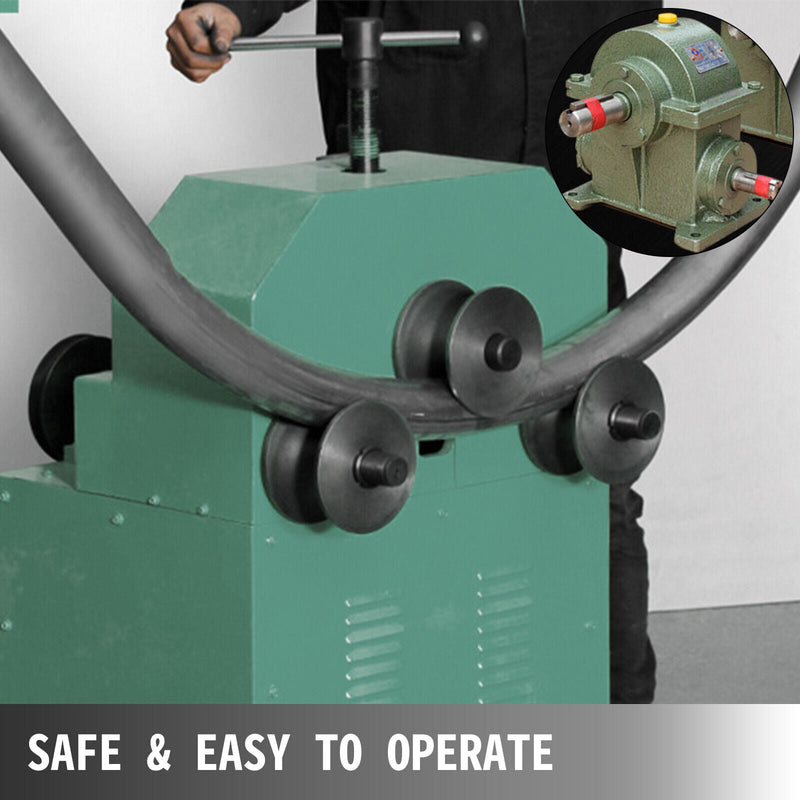 32" Heavy-Duty Electric Industrial Square Pipe Tube Bender Machine W/ Die Set (SAK21576)