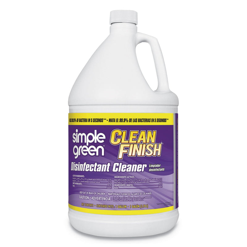 Simple Green Clean Finish Disinfectant Cleaner, 1 gal Bottle, Herbal