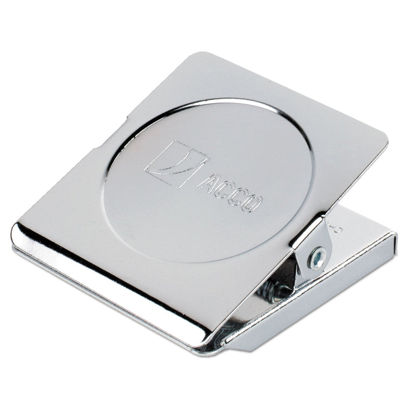 ACCO Magnetic Clip, 1" Jaw Capacity, Silver, 12/Pack