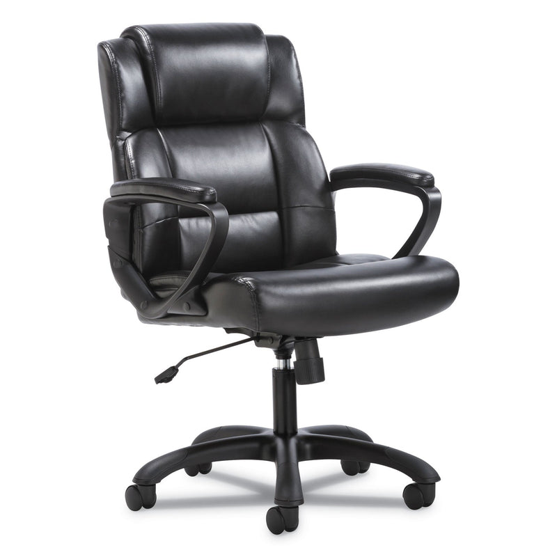 Sadie Mid-Back Executive Chair, Supports Up to 225 lb, 19" to 23" Seat Height, Black