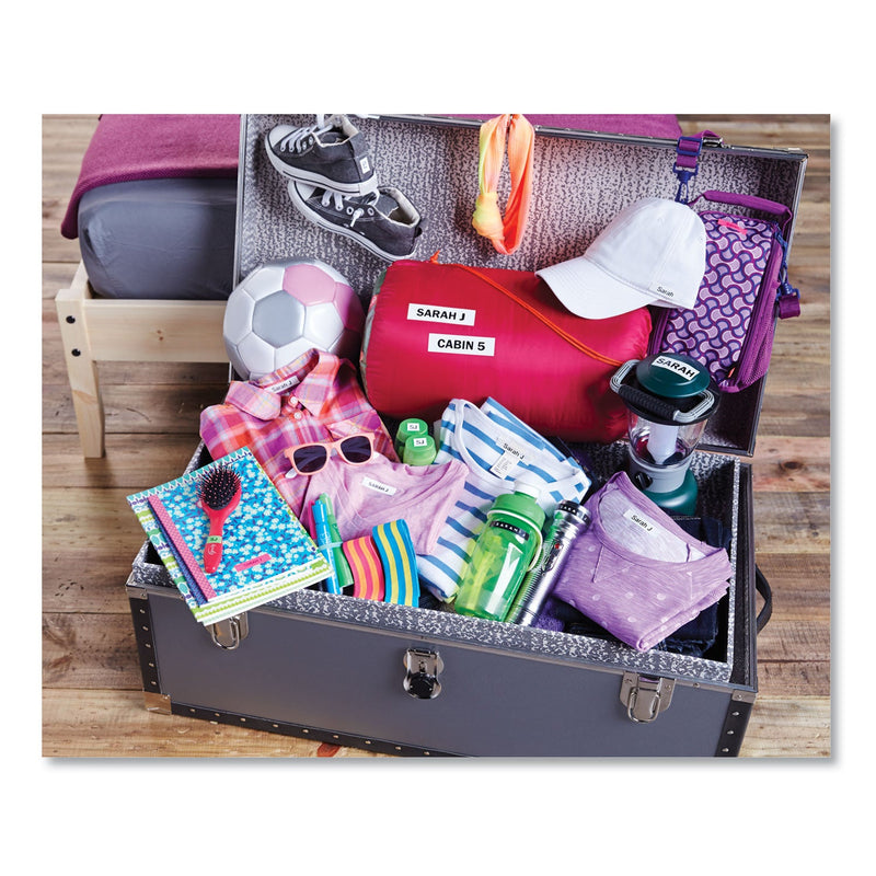 DYMO D1 Durable Labels, 0.5" x 23 ft, White, 4/Pack