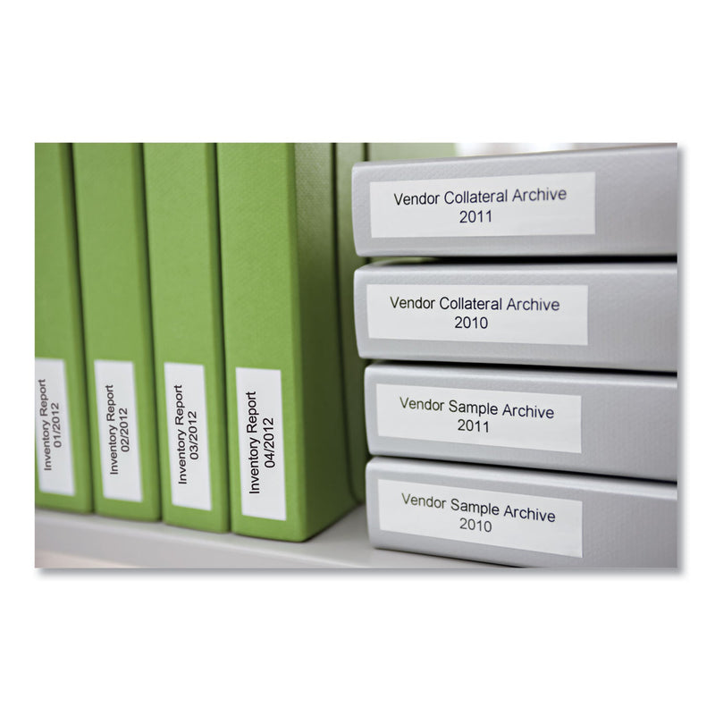 DYMO D1 Durable Labels, 0.5" x 23 ft, White, 6/Pack