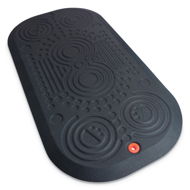 Floortex AFS-TEX 3000X Anti-Fatigue Mat, Rectangular, 20 x 39, Midnight Black