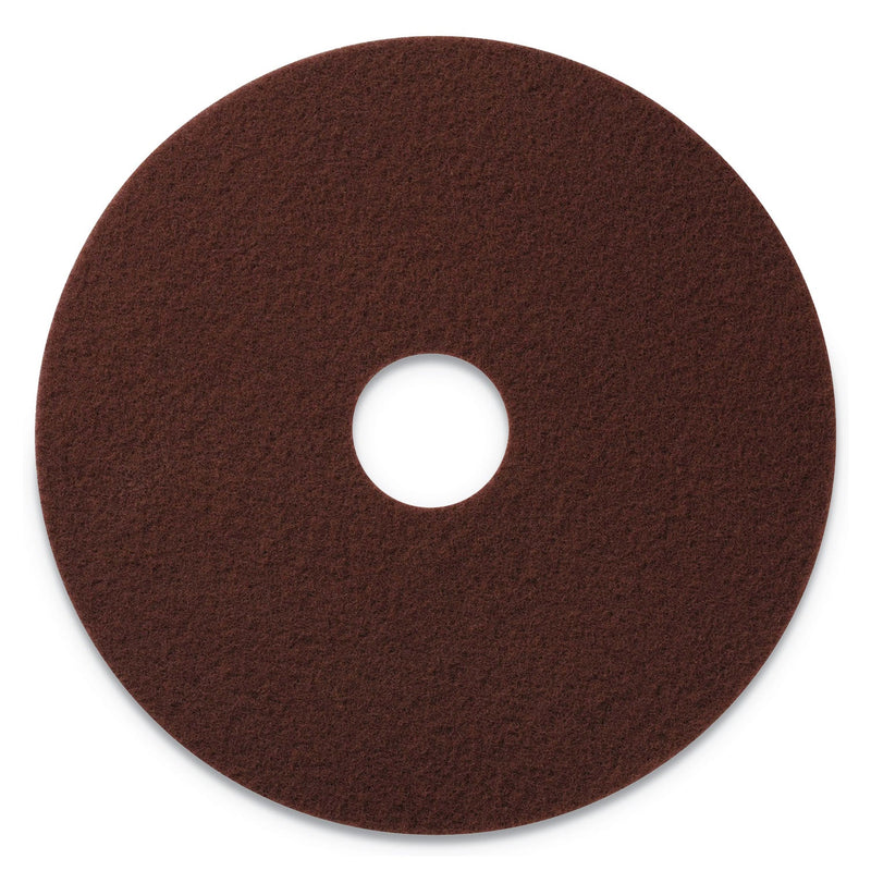 Americo EcoPrep EPP Specialty Pads, 20" Diameter, Maroon, 10/Carton