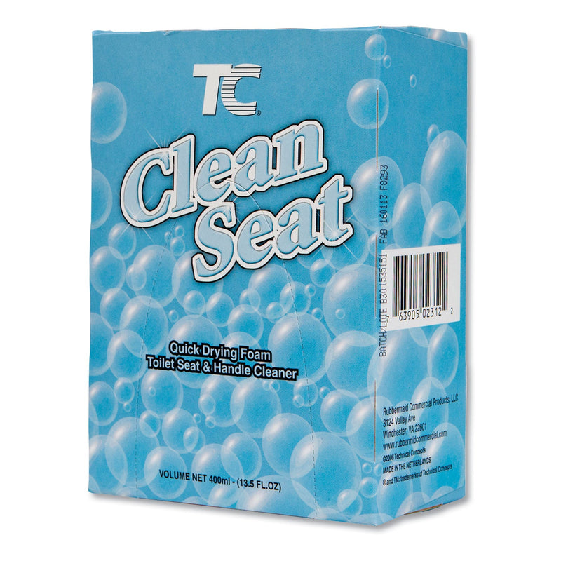 Rubbermaid TC Clean Seat Foaming Refill, Unscented, 400mL Box, 12/Carton