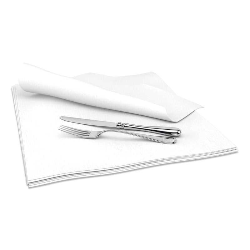 Cascades PRO Select Dinner Napkins, 1-Ply, 15 x 15, White, 1000/Carton