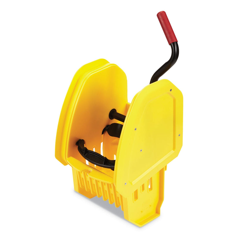 Rubbermaid WaveBrake 2.0 Wringer, Down-Press, Plastic, Yellow