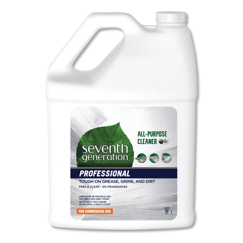 Seventh Generation All-Purpose Cleaner, Free and Clear, 1 gal Bottle