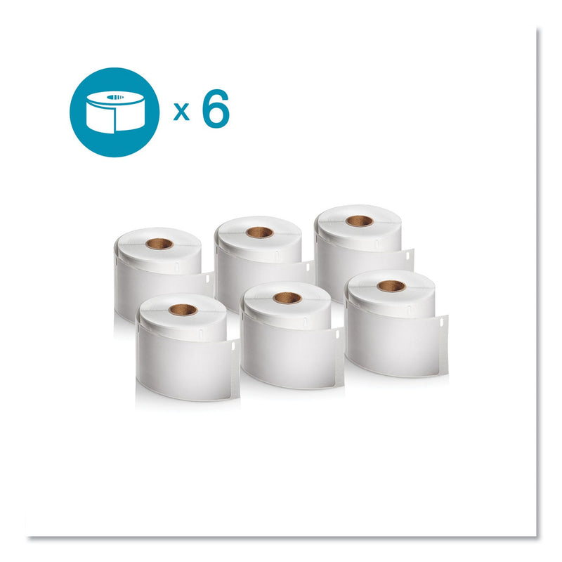 DYMO LW Shipping Labels, 2.31" x 4", White, 300 Labels/Roll, 6 Rolls/Pack