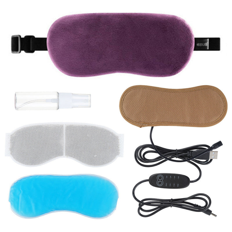 Lavender Hot & Cold Compress Sleep Eye Mask – Blackout & Eye Fatigue Relief