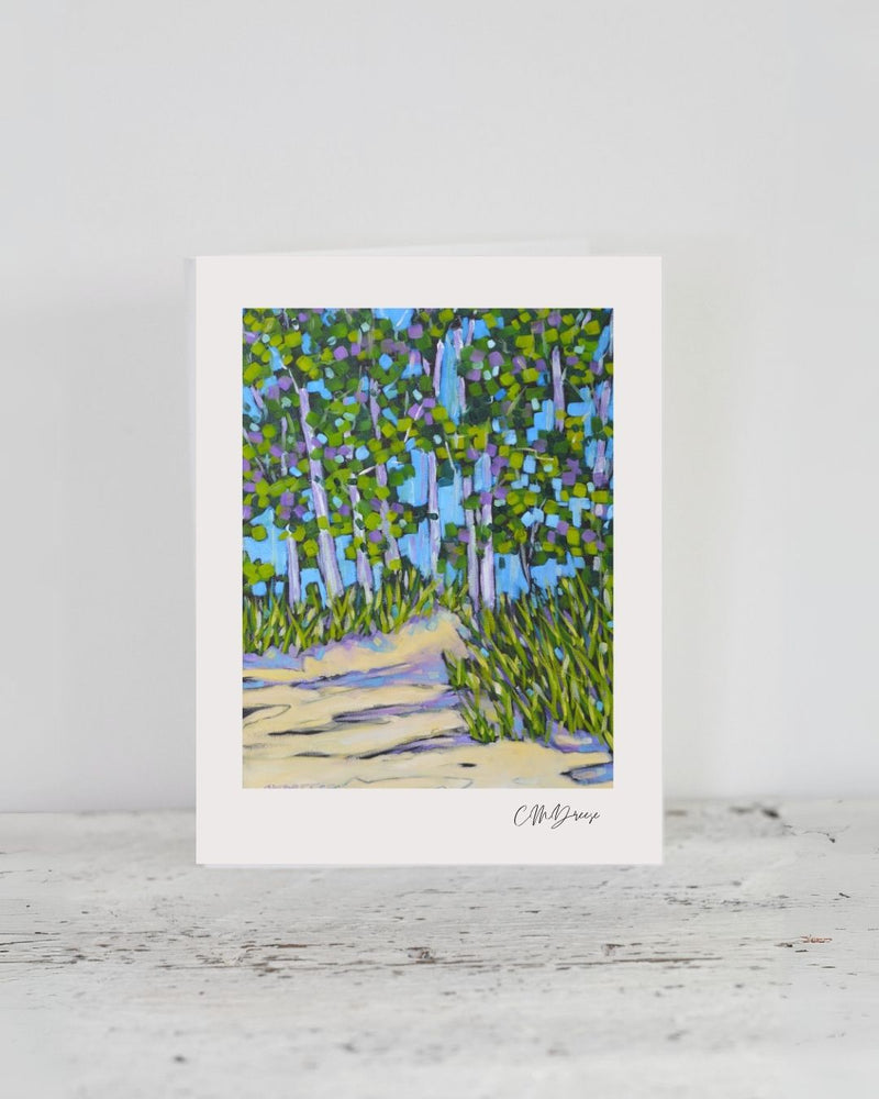 Notecard - Paths Along the Lake