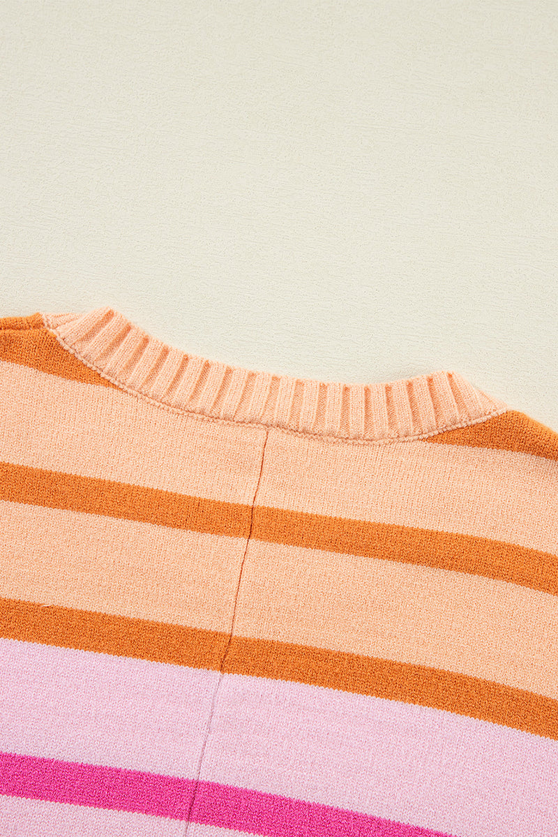 Sophia Ribbed Edge Loose Sweater