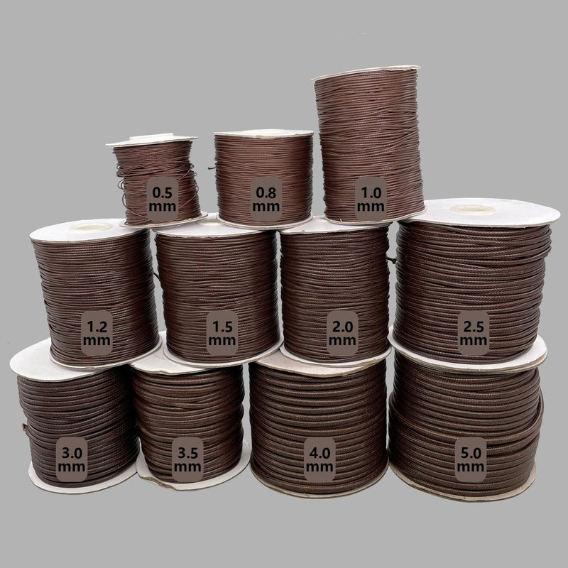 Waxed Thread Environmental Protection Wax Rope Multi-color Hand-woven Wax Rope Necklace Rope Bracelet