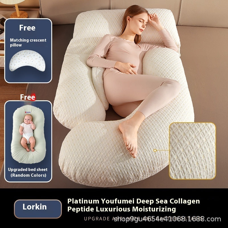 Maternity Pillow – Waist Support Side-Sleeping Cushion for Pregnancy Comfort