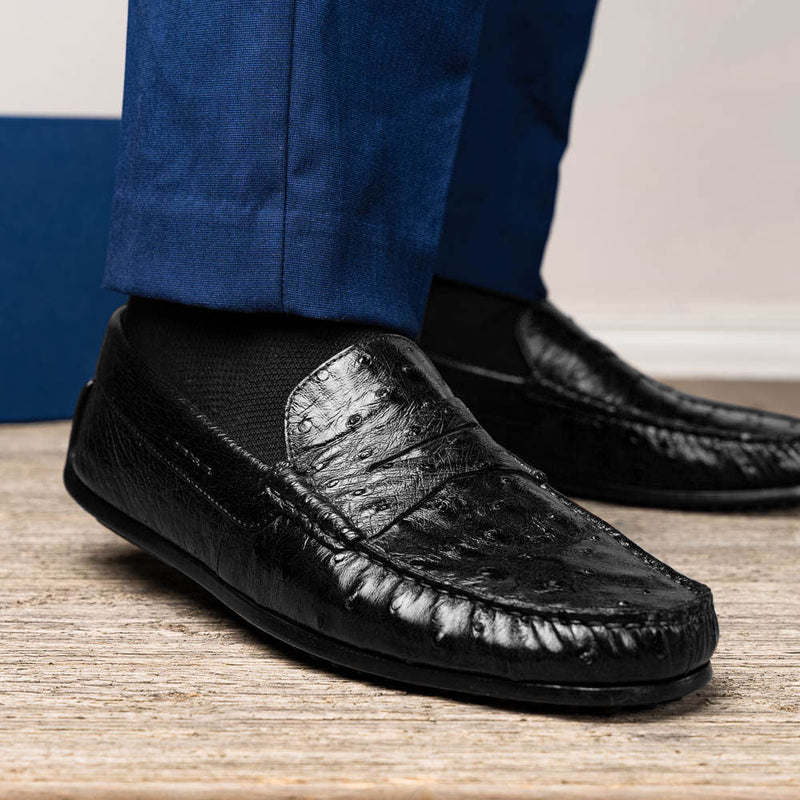 33-100-BLK MONZA Ostrich Quill Driver, Black