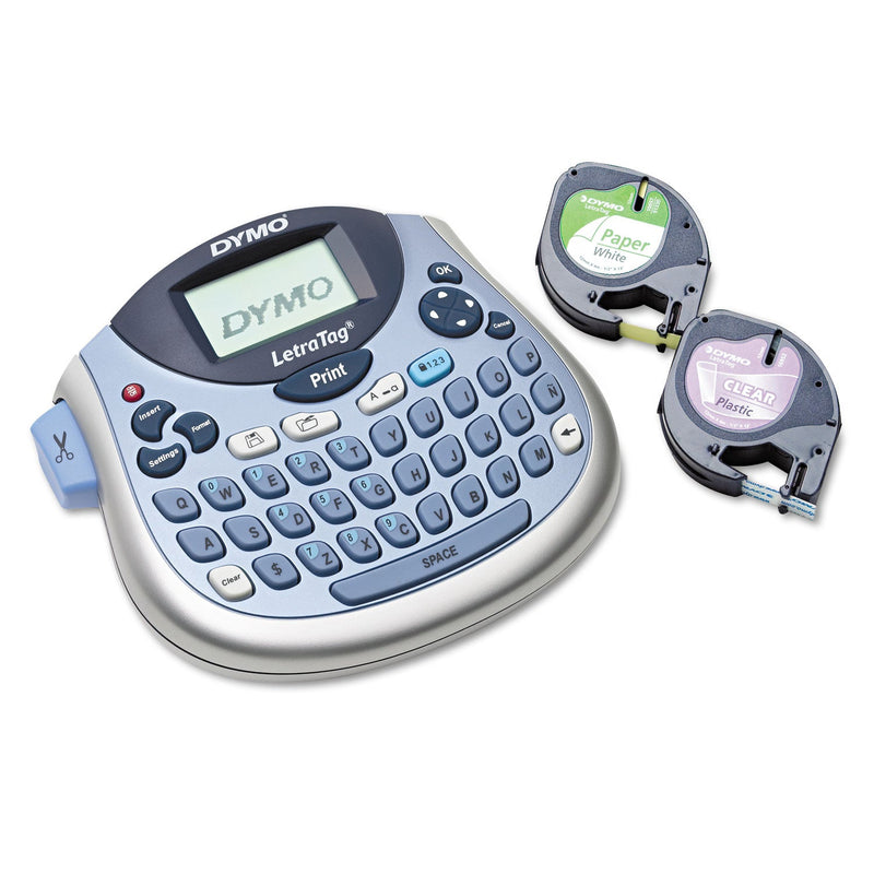 DYMO LetraTag 100T Label Maker, 2 Lines, 6.7 x 2.8 x 5.7