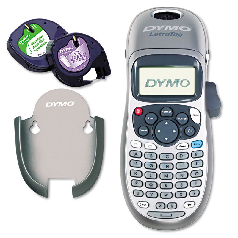 DYMO LetraTag 100H Label Maker, 2 Lines, 3.1 x 2.6 x 8.3