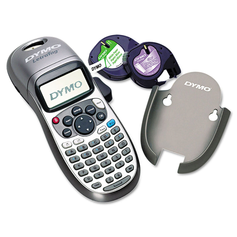 DYMO LetraTag 100H Label Maker, 2 Lines, 3.1 x 2.6 x 8.3