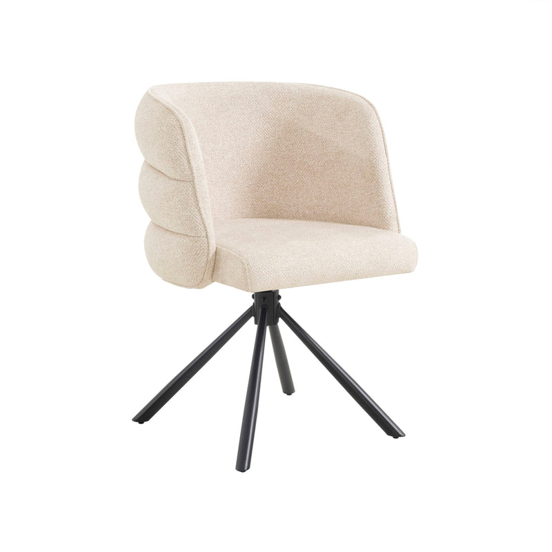 270 Degree Swivel Upholstered Desk Chairs (Set of 2)