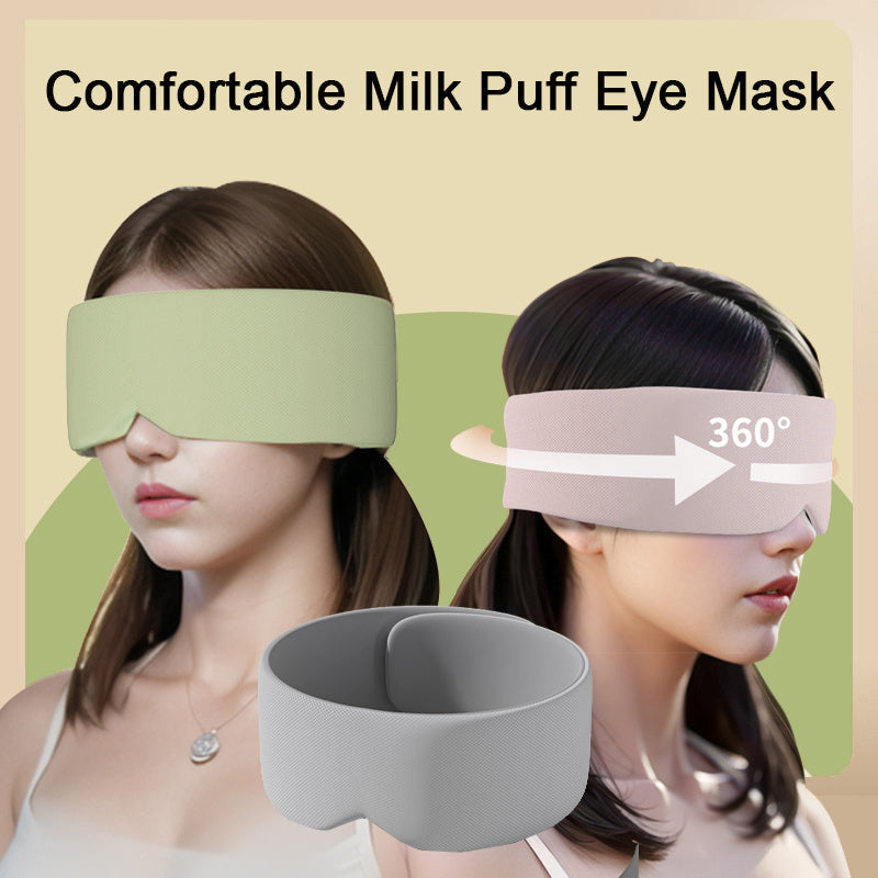 Silk Cotton Padded Eye Mask | Full Cover Light Block