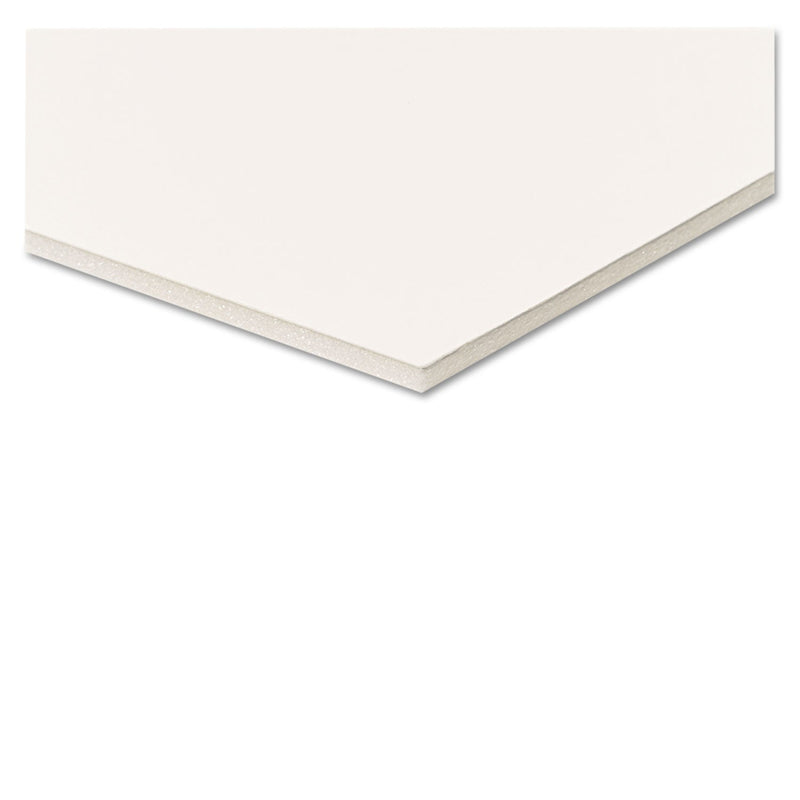 Elmer's Polystyrene Foam Board, 40" x 30", White Surface and Core, 10/Carton
