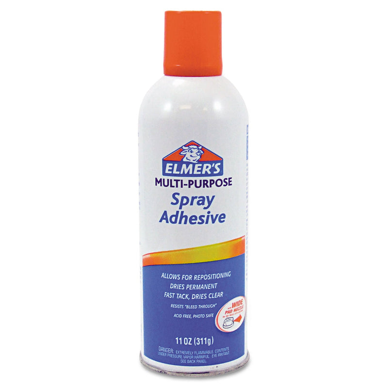 Elmer's Multi-Purpose Spray Adhesive, 11 oz, Dries Clear