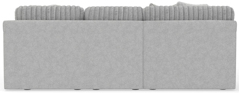 Logan - Upholstered Sectional With Comfort Coil Seating And Accent Pillows Included