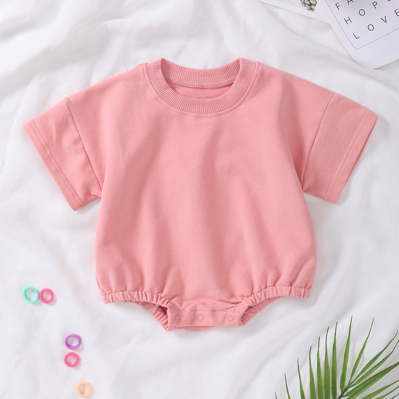 Short-sleeve Organic Cotton Romper