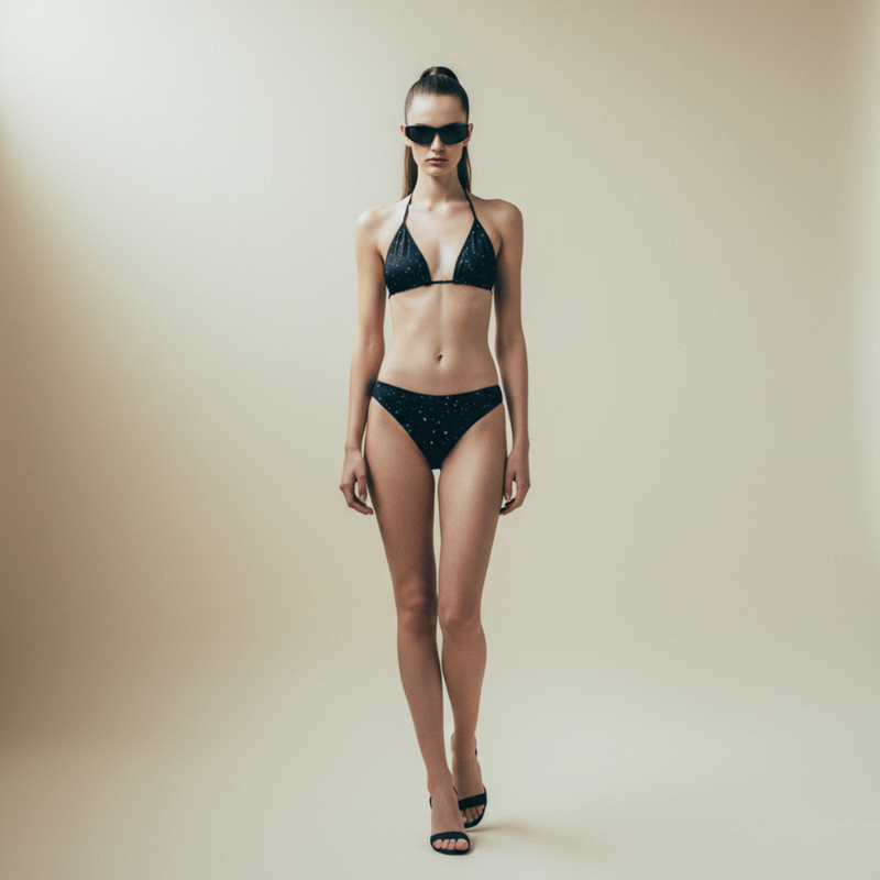 Triangle Bikini Top / NIGHT SKY