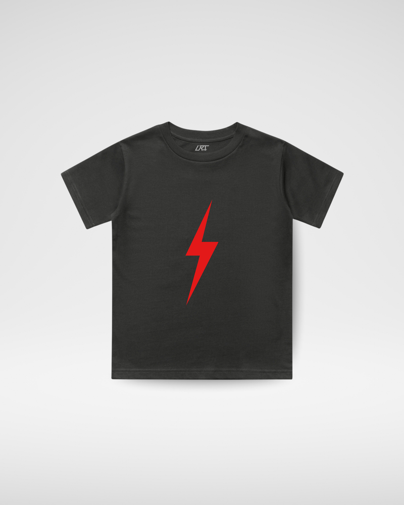 CRIMSON BOLT TEE - BLACK
