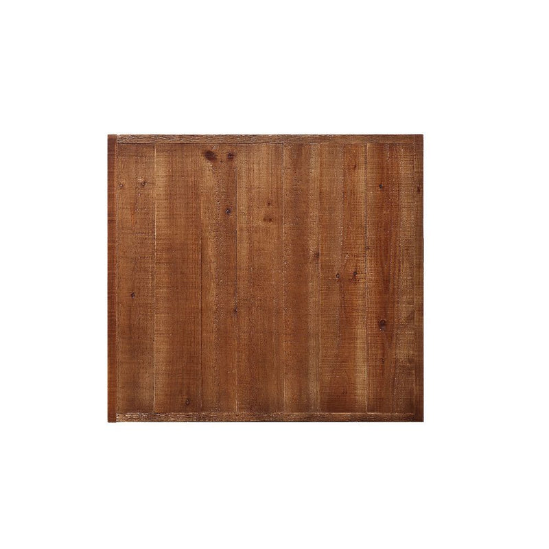Ikram - End Table (Set of 2) - Weathered Oak & Sandy Black