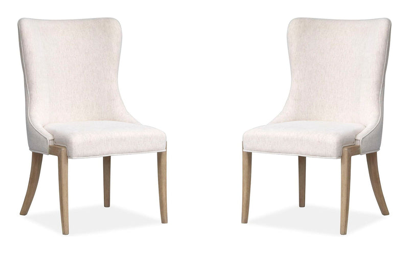 Sunset Cove - Upholstered Host Chair (Set of 2) - Sanibel Brown