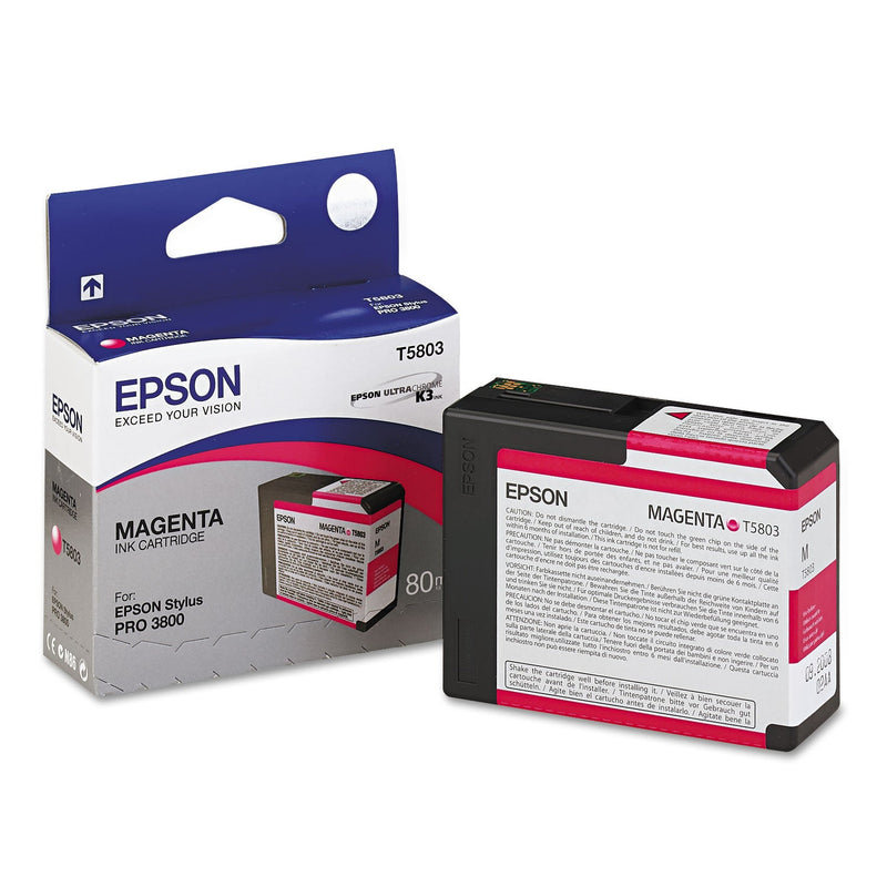 Epson T580300 UltraChrome K3 Ink, Magenta