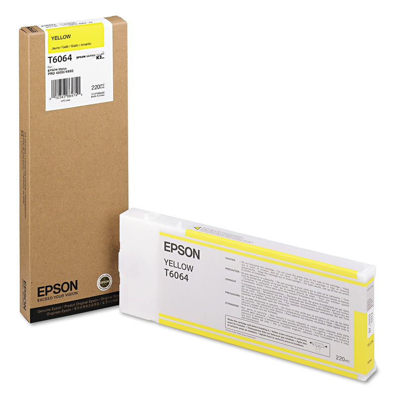 Epson T606400 (60) Ink, Yellow