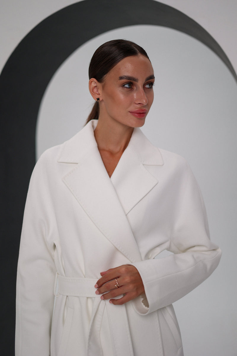 Cambridge Comfort Wraparound Wool Cashmere Coat