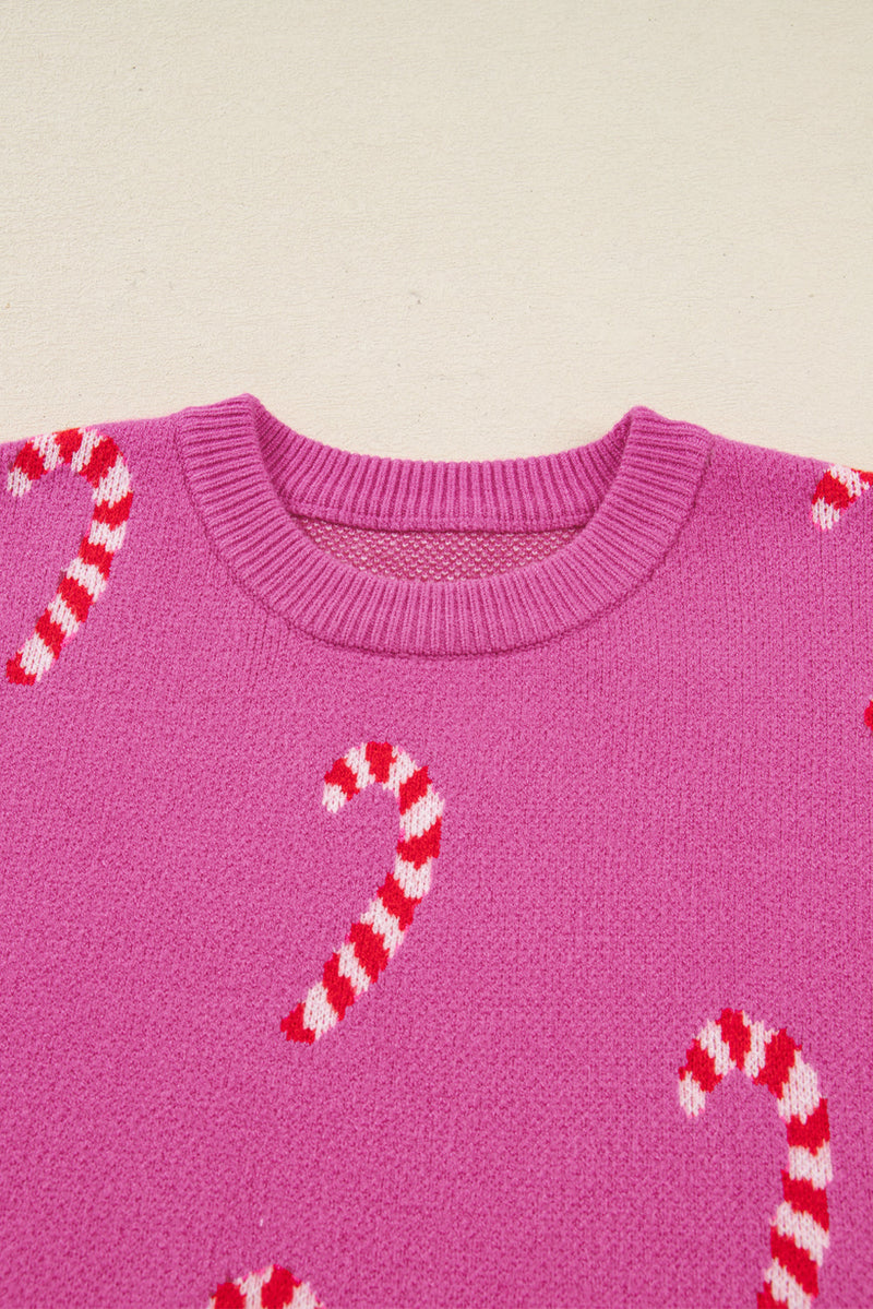 Ella Holiday Drop Shoulder Sweater