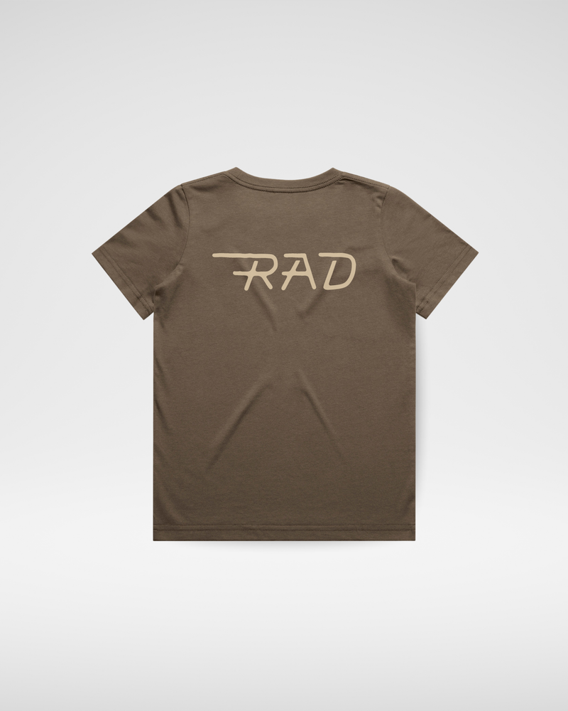 THE RAD TEE - BROWN