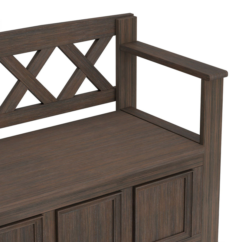Amherst - Handcrafted Entryway Storage Bench
