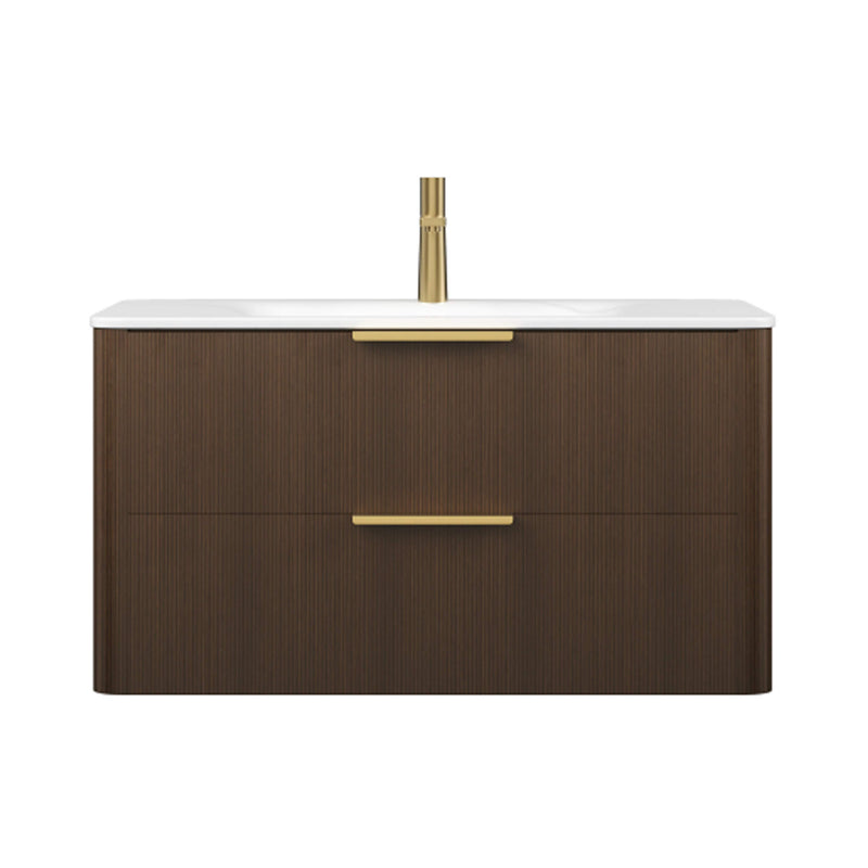 Nuvia Luxury 30/36-Inch Sintered Stone Floating Bathroom Vanity With Sink (SAK70429)
