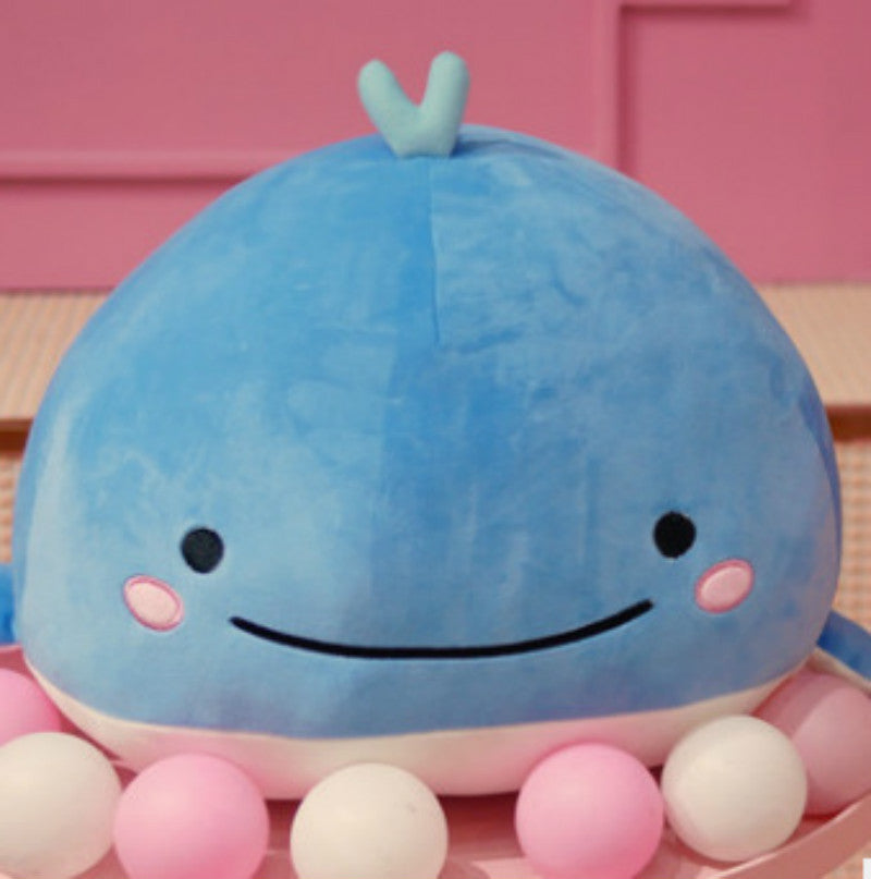 New couple down cotton whale doll