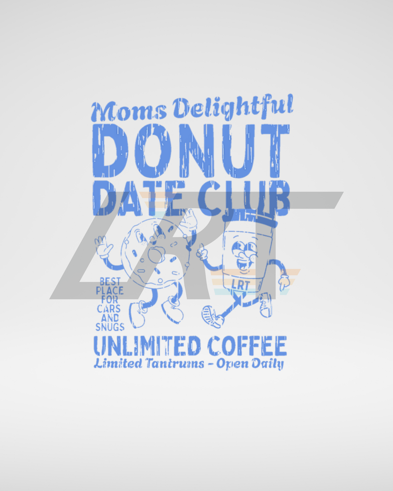 MOMS DONUT DATE CLUB TEE - CREAM