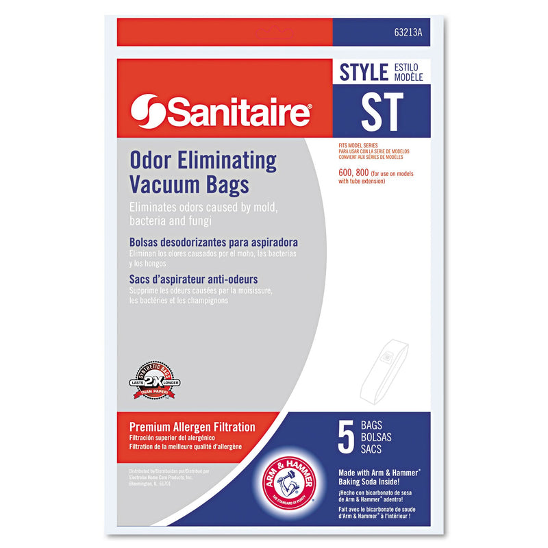 Sanitaire Style ST Disposable Vacuum Bags for SC600 and SC800 Series, 50/Carton