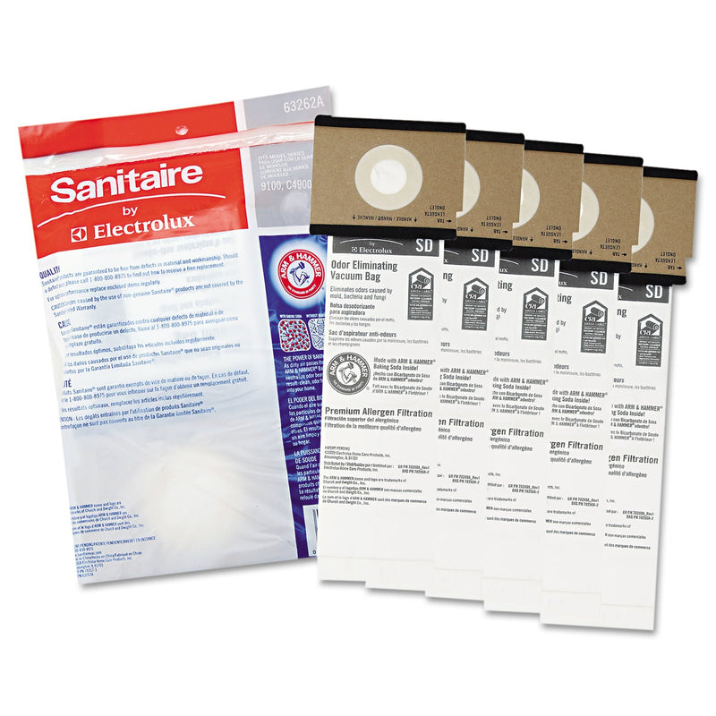 Sanitaire SD Premium Allergen Vacuum Bags for SC9100 Series, 50/Case